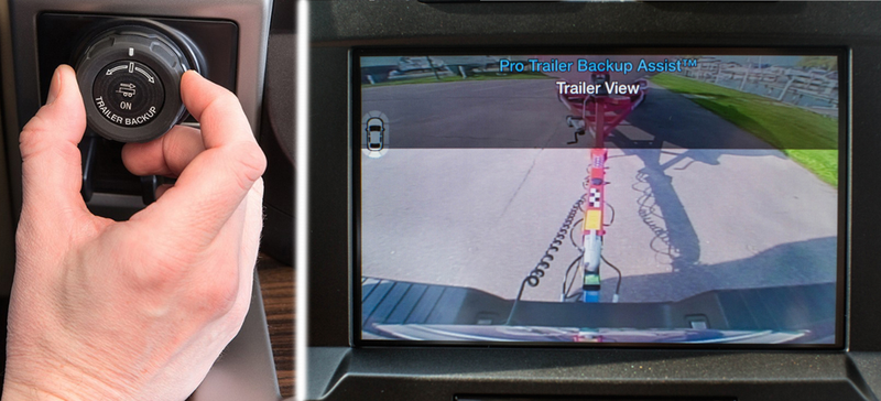 Illustration for article titled 2016 Ford F-150 Has Mini Reversed Steering Wheel For Driving Backwards